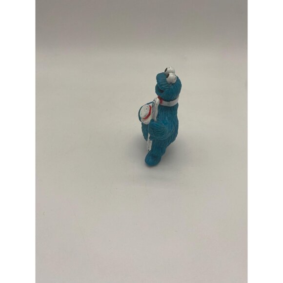 Vintage 80s Tara Toys Sesame Street Cookie Monster Cane and Hat Figurine - Picture 3 of 7